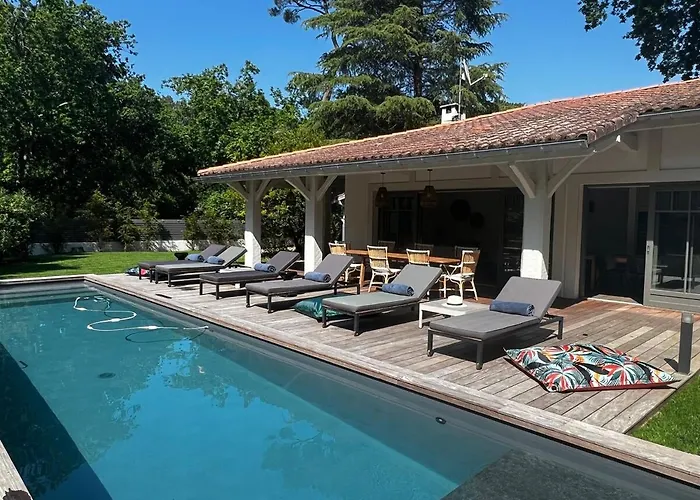 Romaline - Pereire - Piscine Chauffee Vila Arcachon