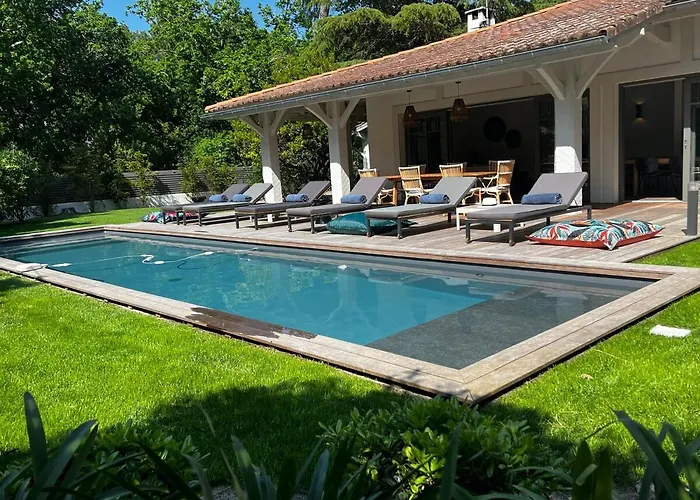 Romaline - Pereire - Piscine Chauffee Vila Arcachon